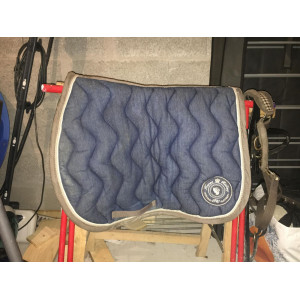 Tapis Fouganza bleu denim