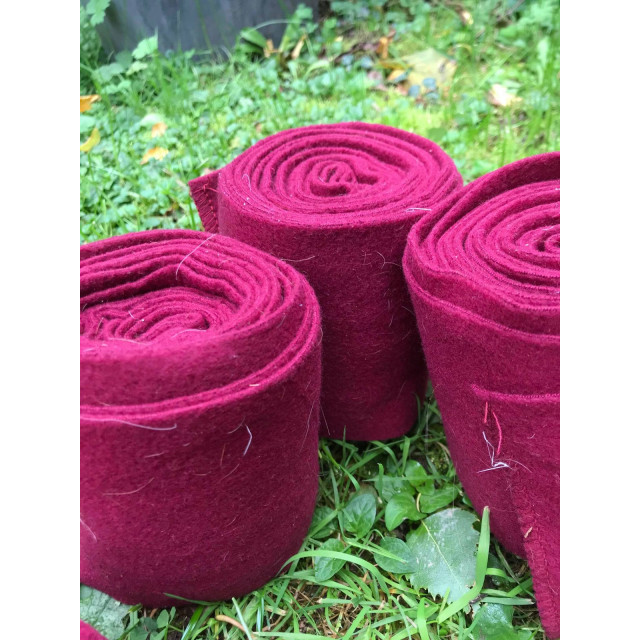 Bandes de polo bordeaux