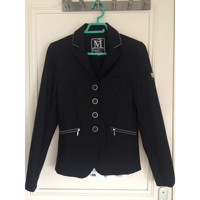 Veste de concours noir equitheme