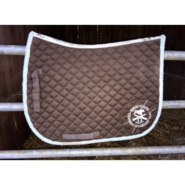 Tapis Fouganza chocolat/ciel