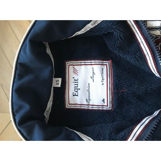 Blouson equitheme bleu marine