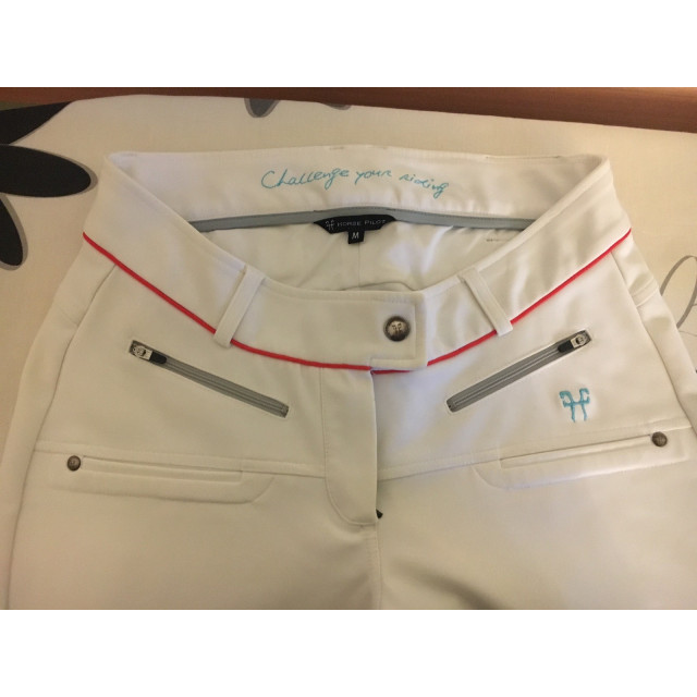 Pantalon blanc horse pilot