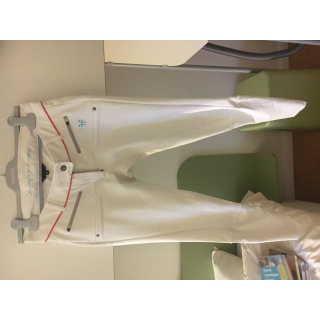 Pantalon blanc horse pilot
