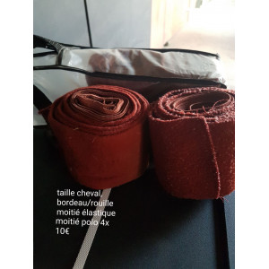 4 bandes moitié polo moitié élastique