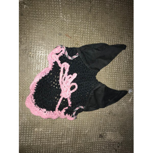 BONNET ROSE ET NOIR