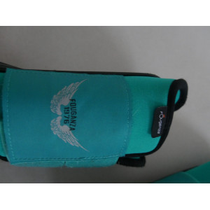 lot de 2 guêtres fouganza turquoises