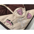 Ensemble tapis de selle / bonnet