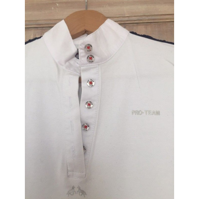 polo concours blanc hkm