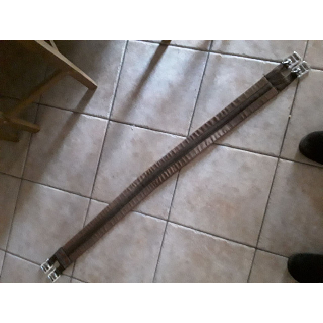 Sangle synthétique droite marron 110
