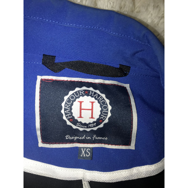 Veste harcour bleu roi