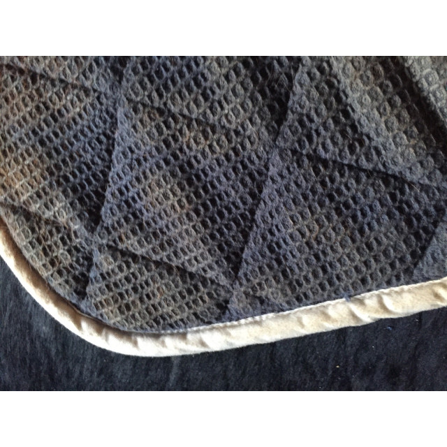 Tapis marine et blanc Privilège Équitation