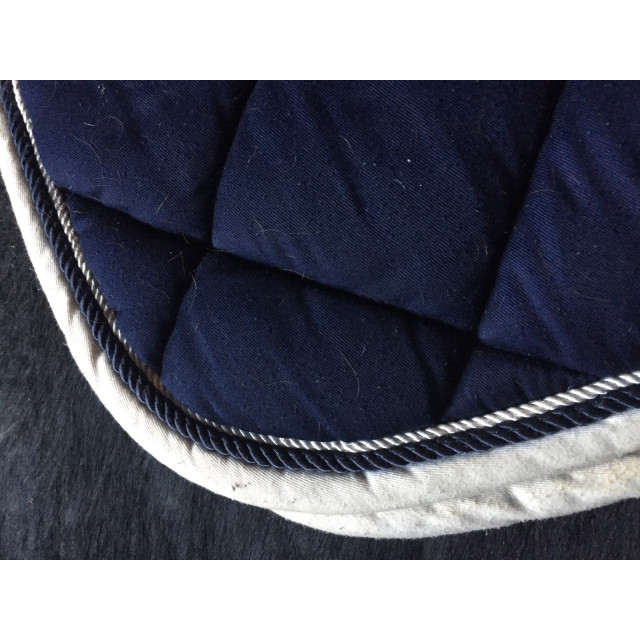 Tapis marine et blanc Privilège Équitation