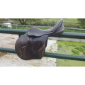 Selle havane cuir 17'5