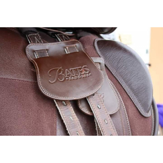 Selle Bates 17.5 havane