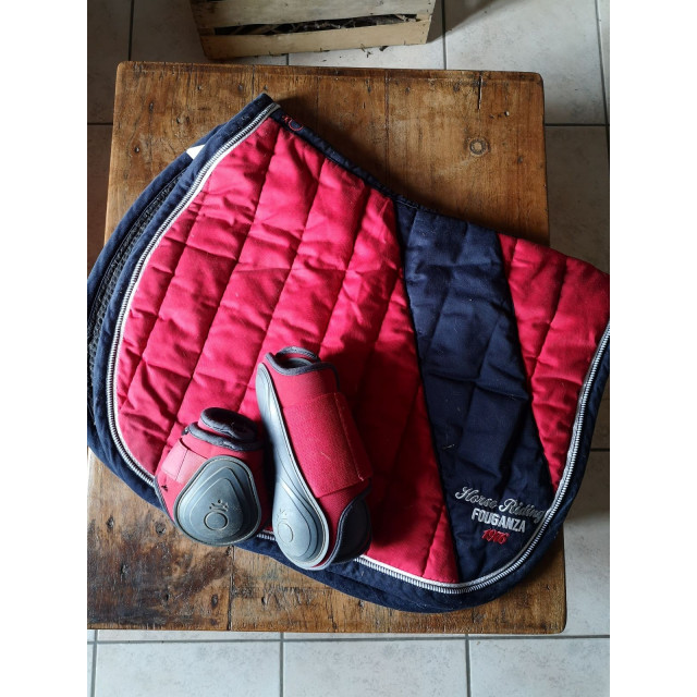 Ensemble tapis protect rouge