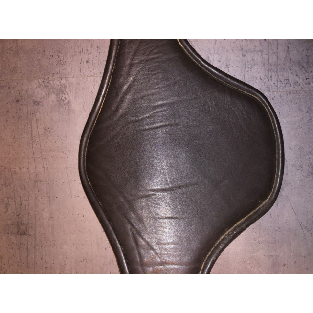bavette cuir marron