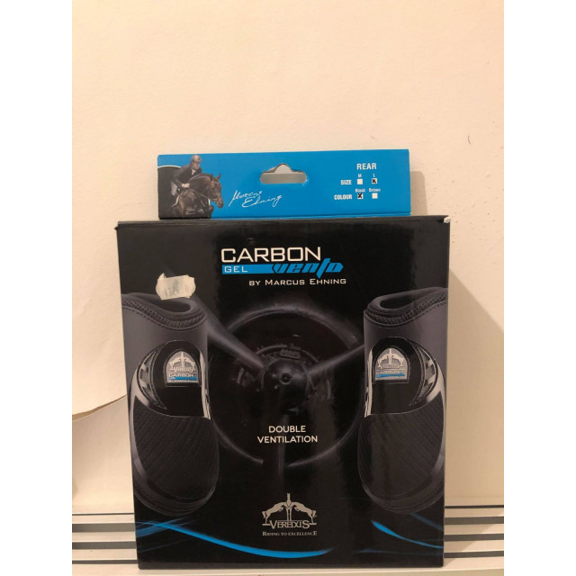Protèges boulets Veredus Carbon Gel Vento by Marcus Ehning - Noir - Taille L - Neuves