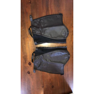 Mini chaps elegance marron/noir ELT