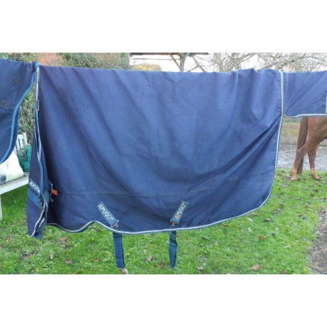 Couverture Horseware Amigo Bravo 12 Lite 130 + couvre-cou