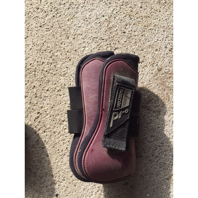 Guêtres poney bordeau