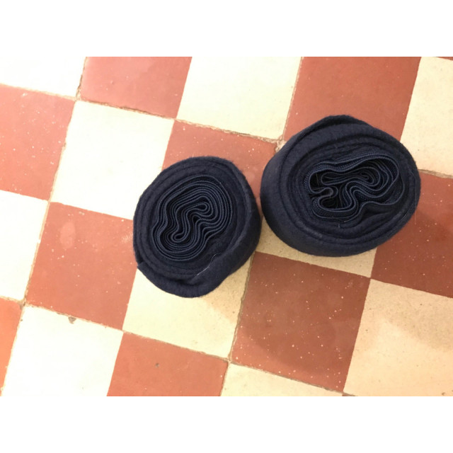 Bande semi polo/travail bleu marine