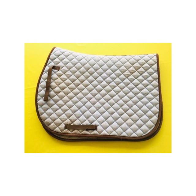 Tapis bleu claire et marron