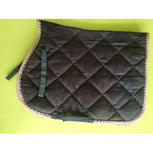 Ensemble tapis + guêtres gris et rose