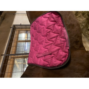 Tapis de selle mixte rose
