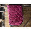 Tapis de selle mixte rose