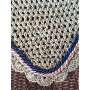 Bonnet fait main Bleu Vert