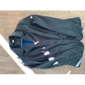 Veste de concours doublée polaire Équiline bleue marine