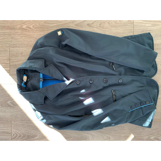 Veste de concours doublée polaire Équiline bleue marine