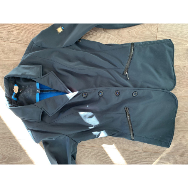 Veste de concours doublée polaire Équiline bleue marine