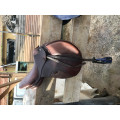 Selle mixte 17,5 marron