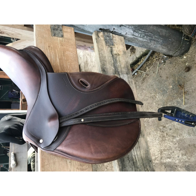 Selle mixte 17,5 marron