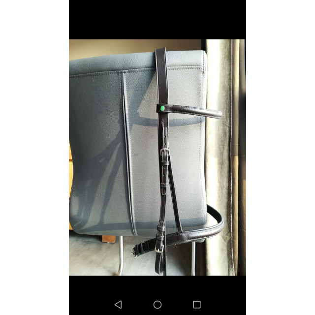 Bridon brun foncé Lj taille full