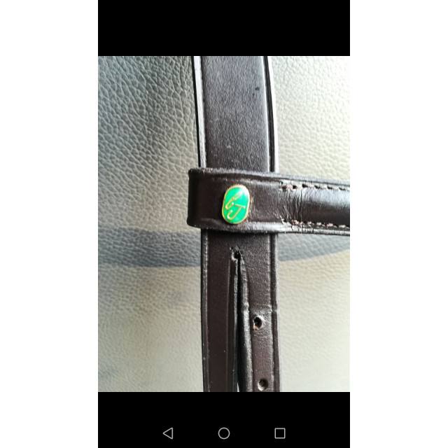 Bridon brun foncé Lj taille full