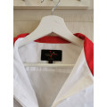 Chemise de concours Excel Horse blanche et rouge