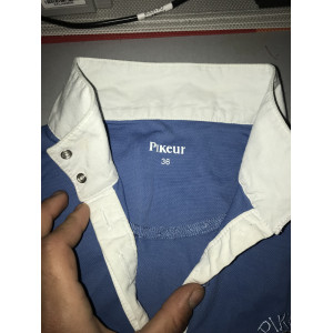 Polo manche courte bleu pikeur