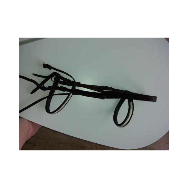 Filet en cuirs marron