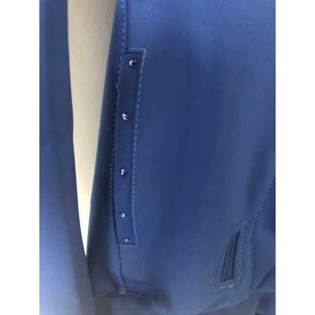 Blouson pour Airbag Helite Bleu roi strass bleu