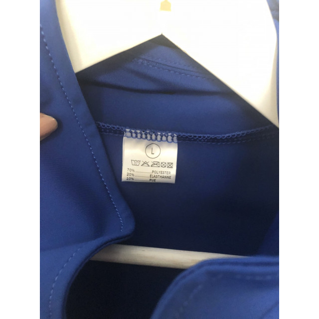 Blouson pour Airbag Helite Bleu roi strass bleu