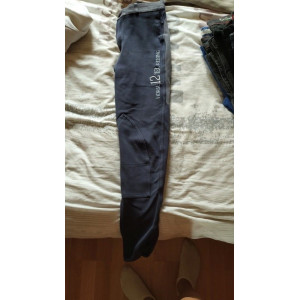 Pantalon fouganza bleu/mauve