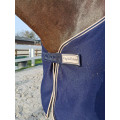 Couverture polaire bleu marine