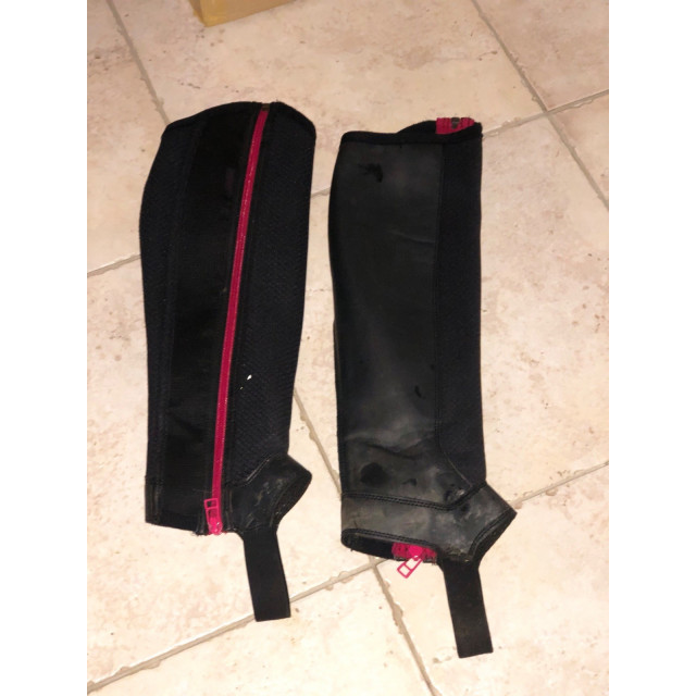 chaps noir et rose