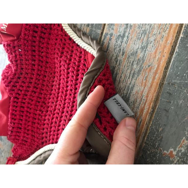 Bonnet lamicell rouge