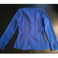 Veste de concours Pénélope leprevost bleu roi et col marine T 36