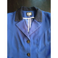 Veste de concours Pénélope leprevost bleu roi et col marine T 36