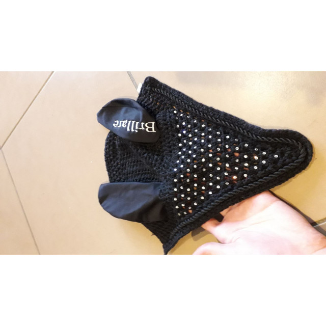 Bonnet noir taille poney