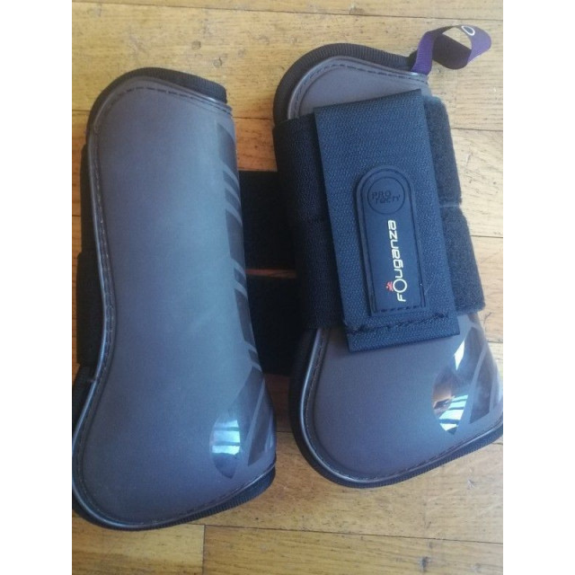 Guêtres marrons poney